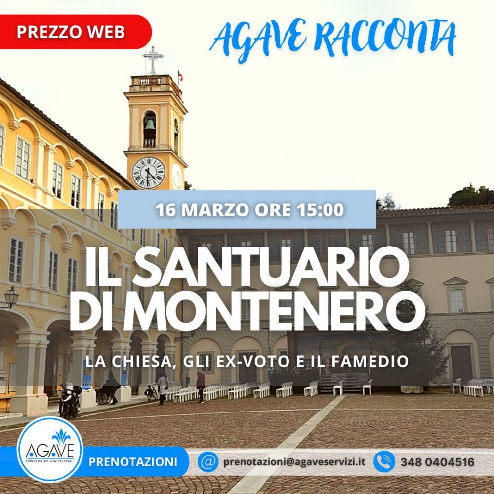 Immagine relativa al nuovo tour di Agave Racconta dove si vede l'esterno del Santuario di Montenero di Livorno