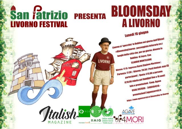 locandina del bloomsday di Livorno